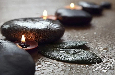 بعد از انجام ماساژ سنگ داغ از سنگ مرمر یخ استفاده می کنند تا تعادل ایجاد شود روش انجام ماساژ سنگ داغ, فواید ماساژ سنگ داغ, مضرات ماساژ سنگ داغ